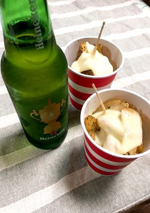 ラグビー観戦のお供に◎ポテトのチーズがけ-レシピのメイン写真