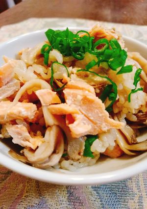 鮭ときのこの 私が食べたい炊き込みご飯-レシピのメイン写真