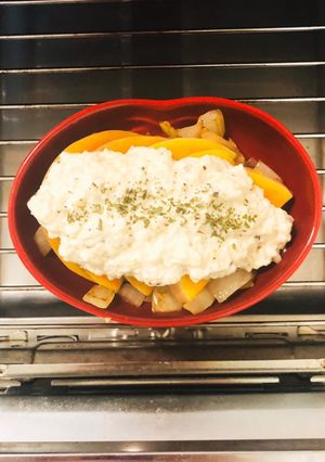 植物性★お豆腐ソースのかぼちゃグラタン-レシピのメイン写真