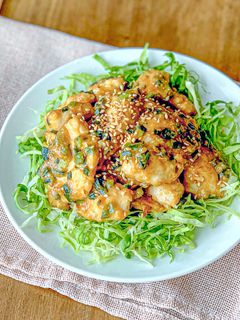 作り置き*鶏むね肉のねぎ味噌炒め-レシピのメイン写真