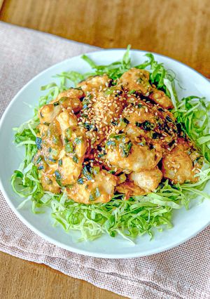 作り置き*鶏むね肉のねぎ味噌炒め-レシピのメイン写真