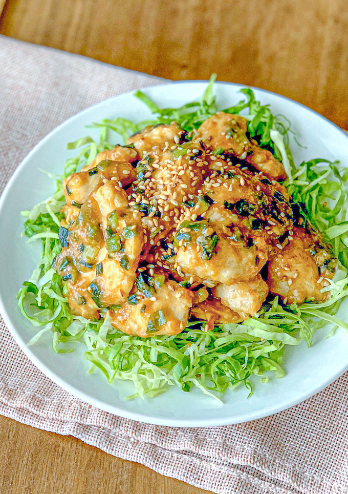 作り置き*鶏むね肉のねぎ味噌炒め-レシピのメイン写真
