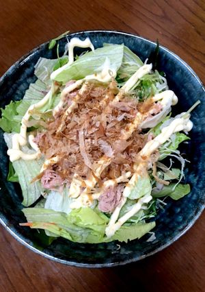 簡単！サラダうどん-レシピのメイン写真