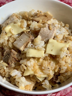 焼き豚チーズ丼-レシピのメイン写真