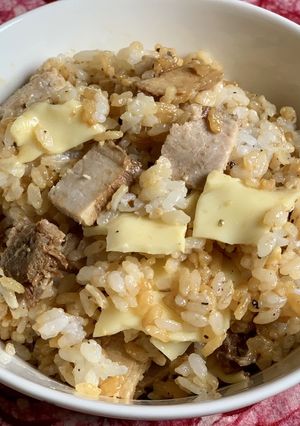 焼き豚チーズ丼-レシピのメイン写真
