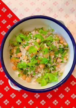 ひよこ豆とお米のサラダ-レシピのメイン写真