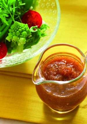 おだしで作る♪黒酢玉ねぎドレッシング-レシピのメイン写真