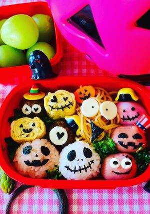 ハロウィン弁当 キャラ弁 幼稚園 遠足-レシピのメイン写真