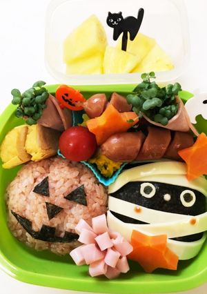 ハロウィン お弁当^_^-レシピのメイン写真