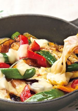 蒸し野菜 チーズのせ-レシピのメイン写真
