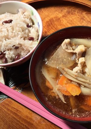 豚汁～ごま油で炒め風味増し～-レシピのメイン写真