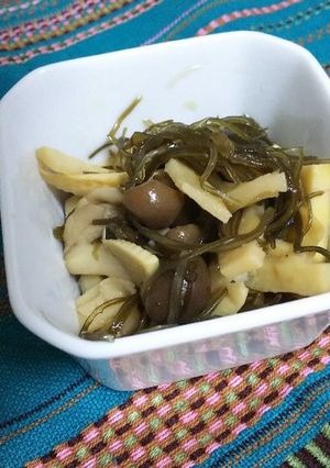 刻み昆布とタケノコの煮物 簡単-レシピのメイン写真