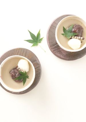 簡単和スイーツ♪ほうじ茶プリン-レシピのメイン写真