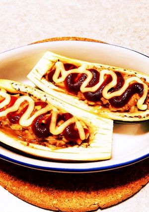 簡単！茄子の肉詰め♪-レシピのメイン写真