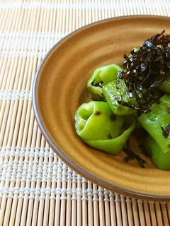 【使い切り】万願寺とうがらしの塩昆布和え-レシピのメイン写真