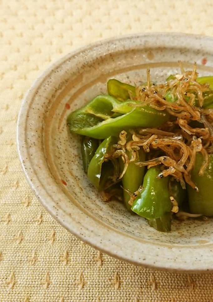 【使い切り】万願寺とじゃこのレンジ煮-レシピのメイン写真