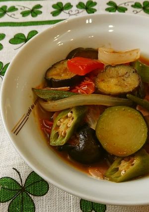 【使い切り】トマトと野菜のフライパン煮-レシピのメイン写真