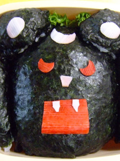 キャラ弁?!ツキノワグマ弁当☽☠-レシピのメイン写真