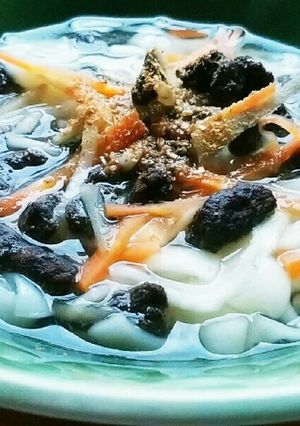 犬ご飯　ハツとごぼうの煮込みうどん-レシピのメイン写真