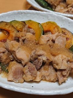 ポンのかぼちゃと鶏肉のおろし煮-レシピのメイン写真