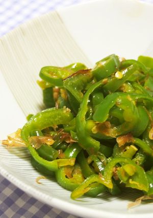 ピーマンのおかかあえ♪ごま油の風味プラス-レシピのメイン写真