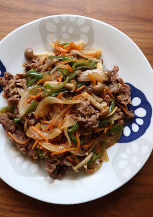 ご飯がすすむ！牛肉のプルコギ風炒め-レシピのメイン写真