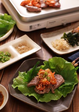 ホットプレートで簡単！ラムぎょぷさる-レシピのメイン写真