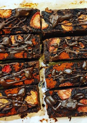 ストロベリーチョコプロテインバー-レシピのメイン写真