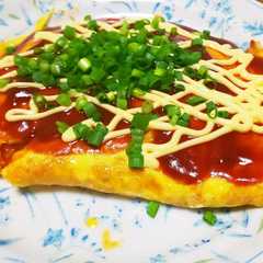 รูปของ 豚キムチのとん平焼き♥️