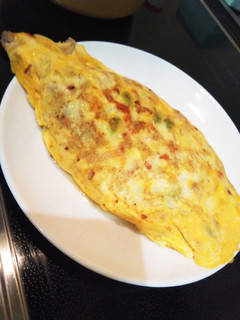卵料理!!枝豆入り!野菜たっぷりオムレツ-レシピのメイン写真