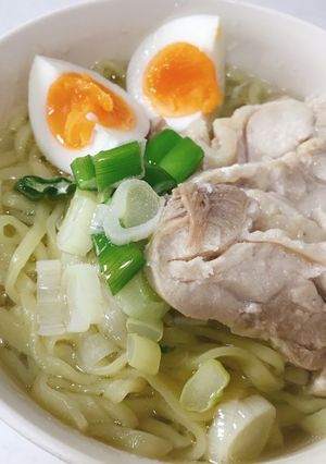 ごま油香る〜☆鶏胸肉のあっさり塩ラーメン-レシピのメイン写真
