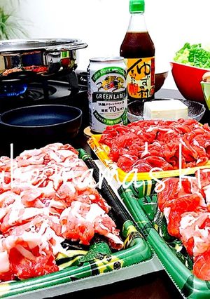 締めは煮麺！お肉柔らか♡しゃぶしゃぶ鍋ஐ-レシピのメイン写真