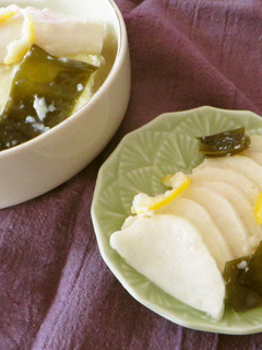 食べきりサイズ☆甘酒でべったら風大根漬け-レシピのメイン写真