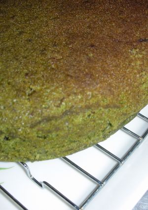 炊飯器で★ノンオイル。アンまっ茶ケーキ-レシピのメイン写真