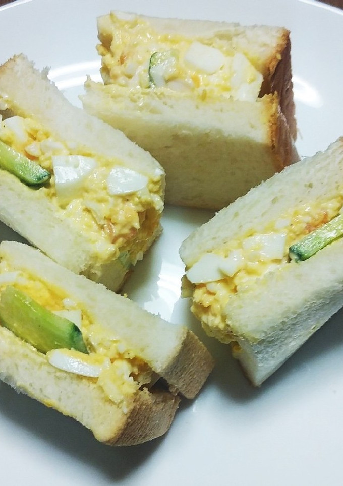 ２種類食感たまごサンド-レシピのメイン写真