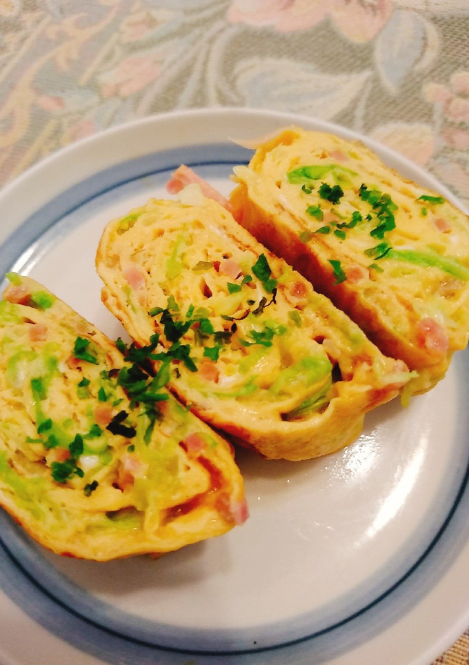 お好み焼き風　卵焼き-レシピのメイン写真