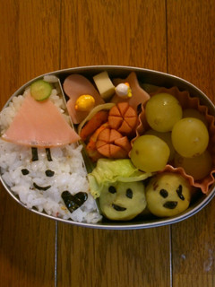 こびとのお弁当 6歳 遠足は延期だね-レシピのメイン写真