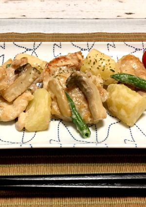 牛乳で簡単☆チキンのクリームソテー-レシピのメイン写真