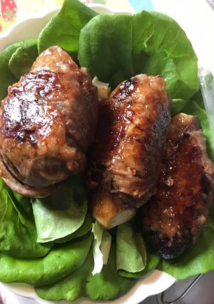 ナスの豚肉ロール-レシピのメイン写真
