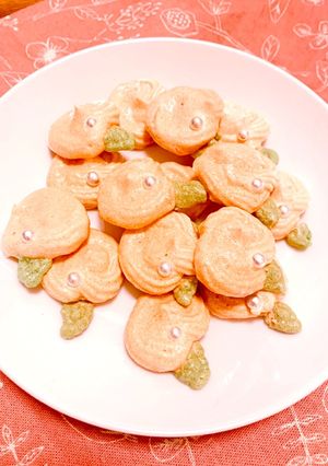 安く可愛く！バラのメレンゲクッキー-レシピのメイン写真