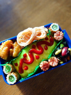 オムライスのお弁当-レシピのメイン写真