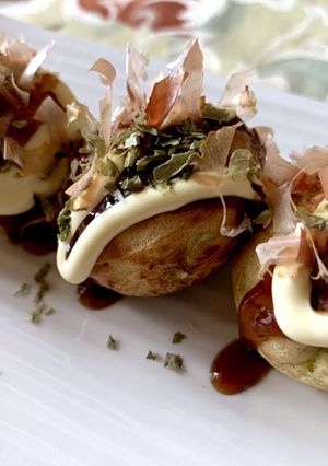 腹ペコパクパク!お好み焼き粉でたこ焼き!-レシピのメイン写真