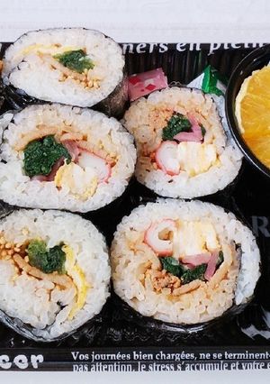 キンパとグリルチキンのお弁当-レシピのメイン写真
