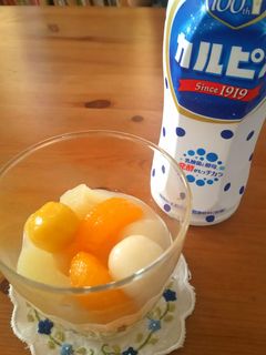 カルピス白玉ポンチ☆-レシピのメイン写真