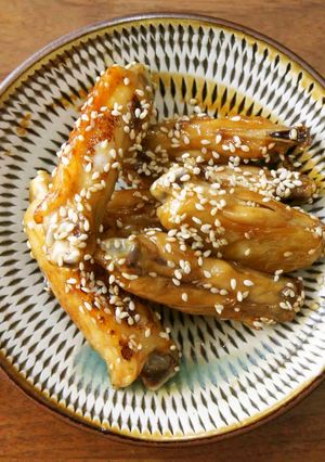 手羽中の飴炊き-レシピのメイン写真