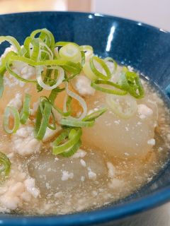 優しい味♡冬瓜と鶏ひき肉のあんかけ-レシピのメイン写真