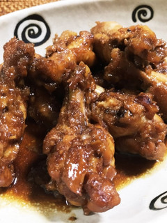 手羽元のニンニクはちみつ煮-レシピのメイン写真