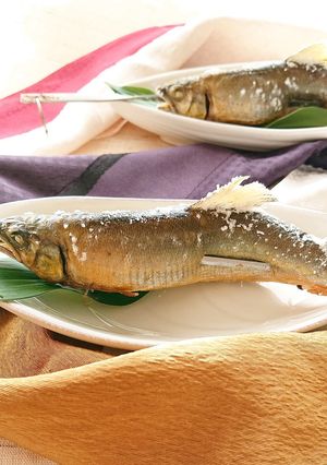 子持ち鮎の塩焼き-レシピのメイン写真
