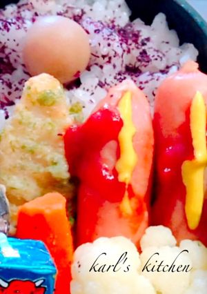 簡単ホットドッグ風ケチャマスソーセージ-レシピのメイン写真