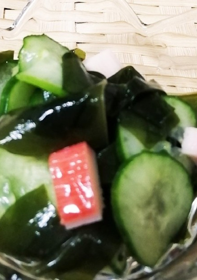 きゅうりとわかめの酢の物☆-レシピのメイン写真